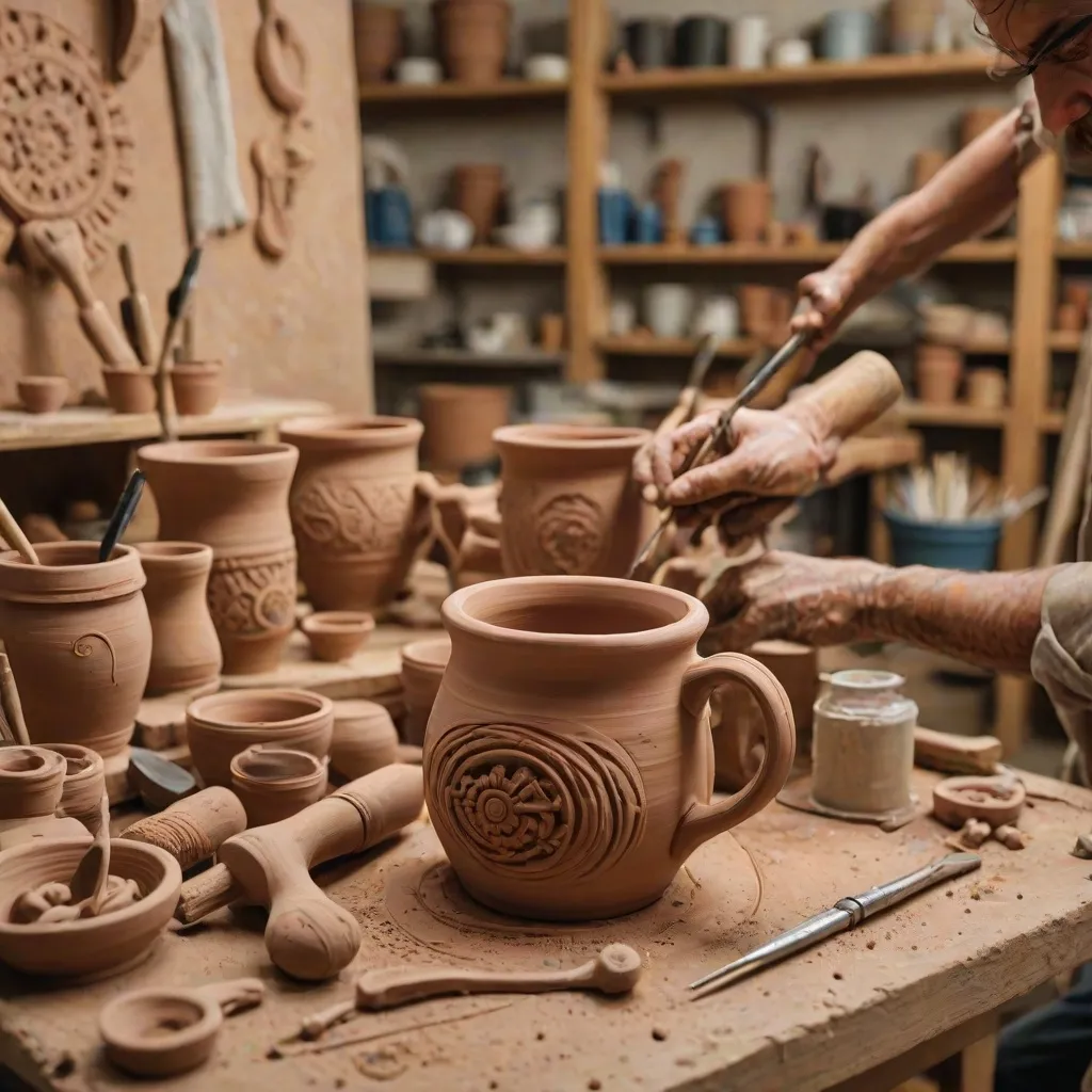 Tworzenie unikalnego kubka z gliny – od podstaw do efektu finalnego.